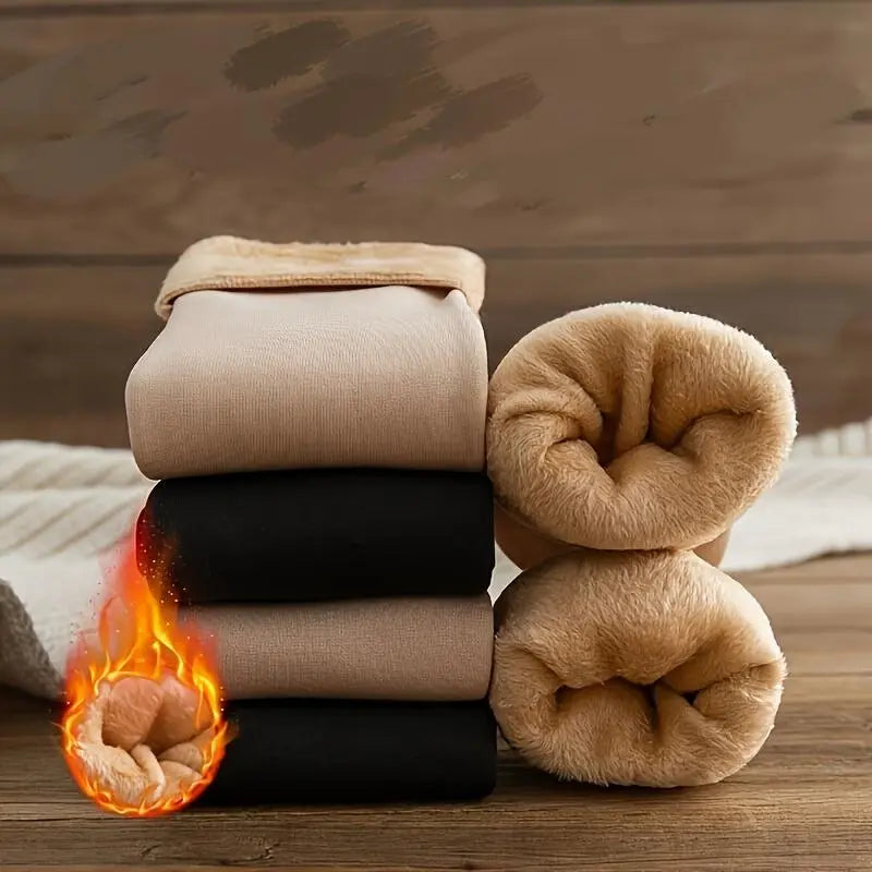 Damen Heavyweight Fuzzy Geschlossene Schnell-Wärmende Unterwäsche Socken