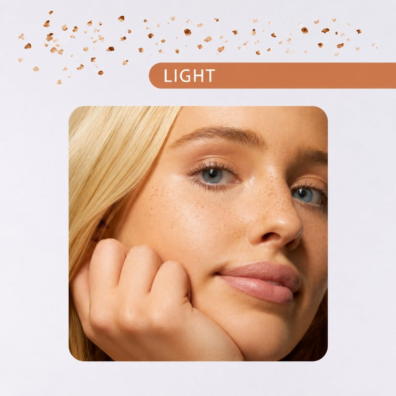 Glitzer-Stern Make-up-Stempel