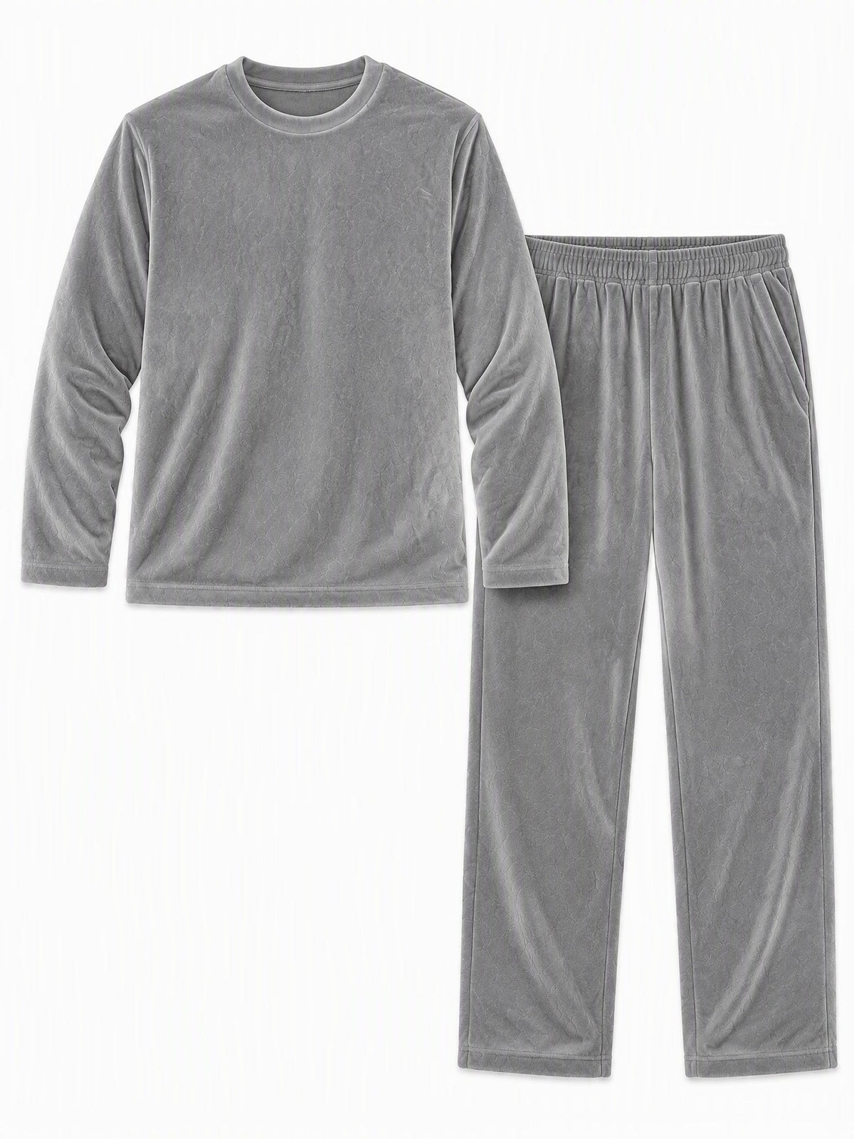 Herren Kuscheliges Thermo-Samt-Pyjama-Set