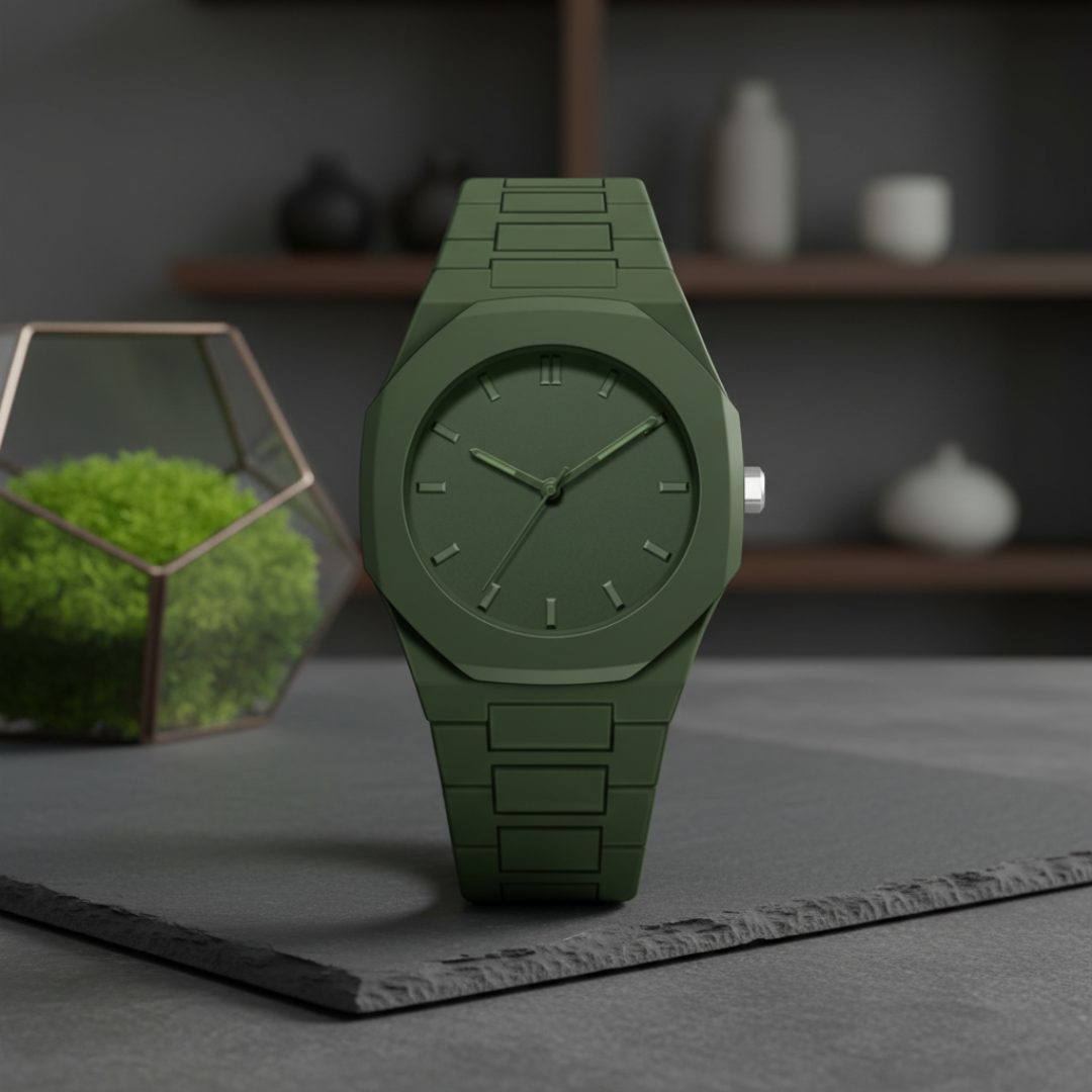 KRONOS Uhr – Polycarbonat-Edition Black