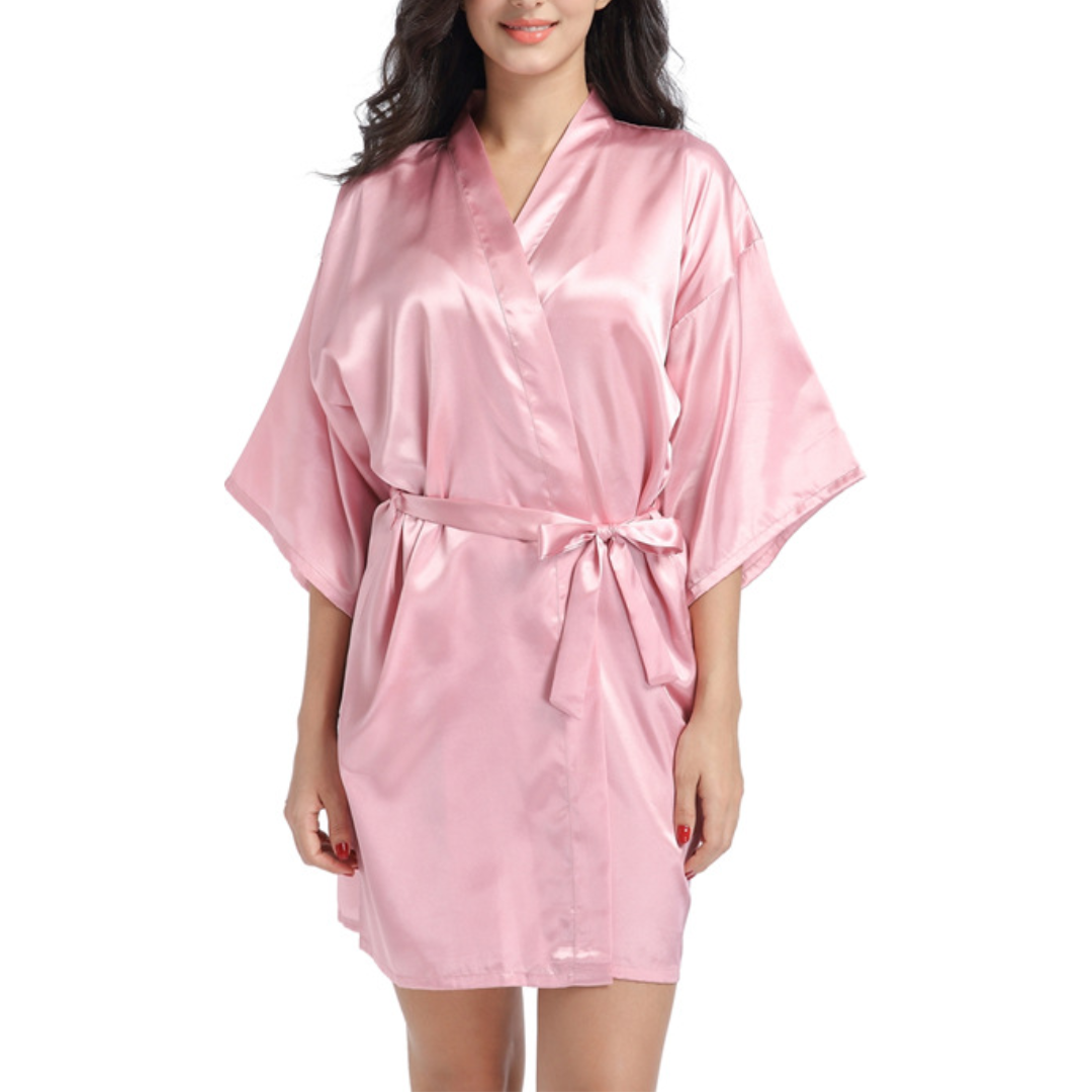 Camp Basel | Velisse Kurzer Kimono-Stil Bademantel