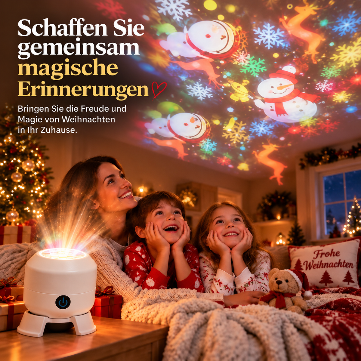 Weihnachtsprojektor für Innenraumdekoration