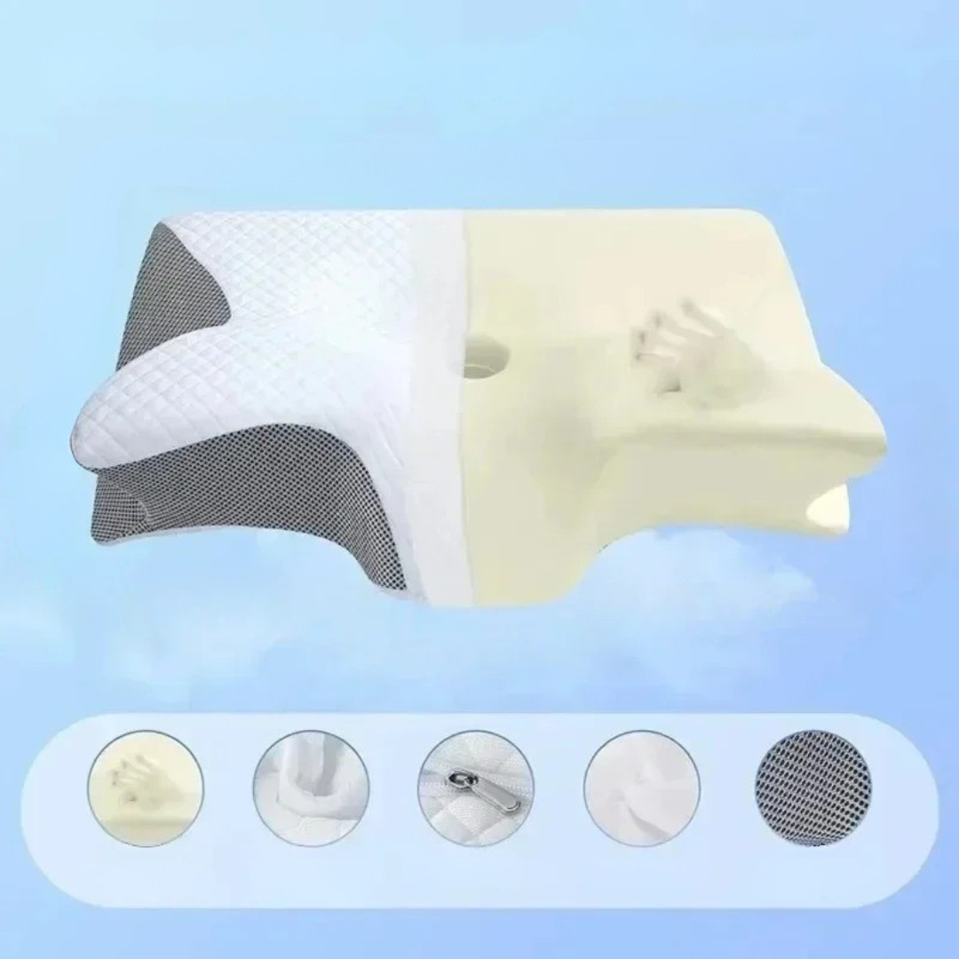 Camp Basel | CerviCloud Ergonomisches Nackenstützkissen mit Memory Foam