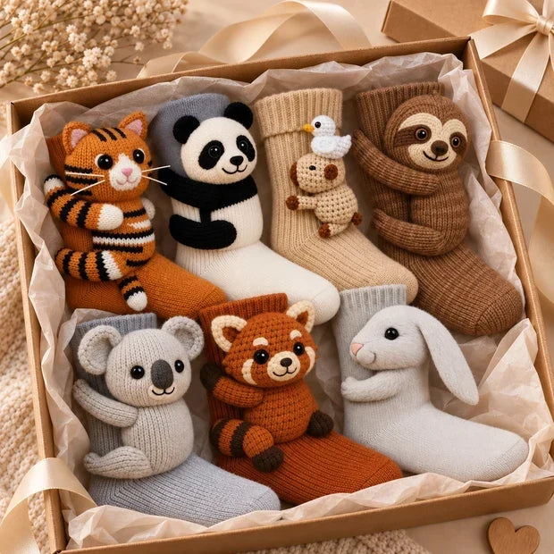 3D Tiersocken