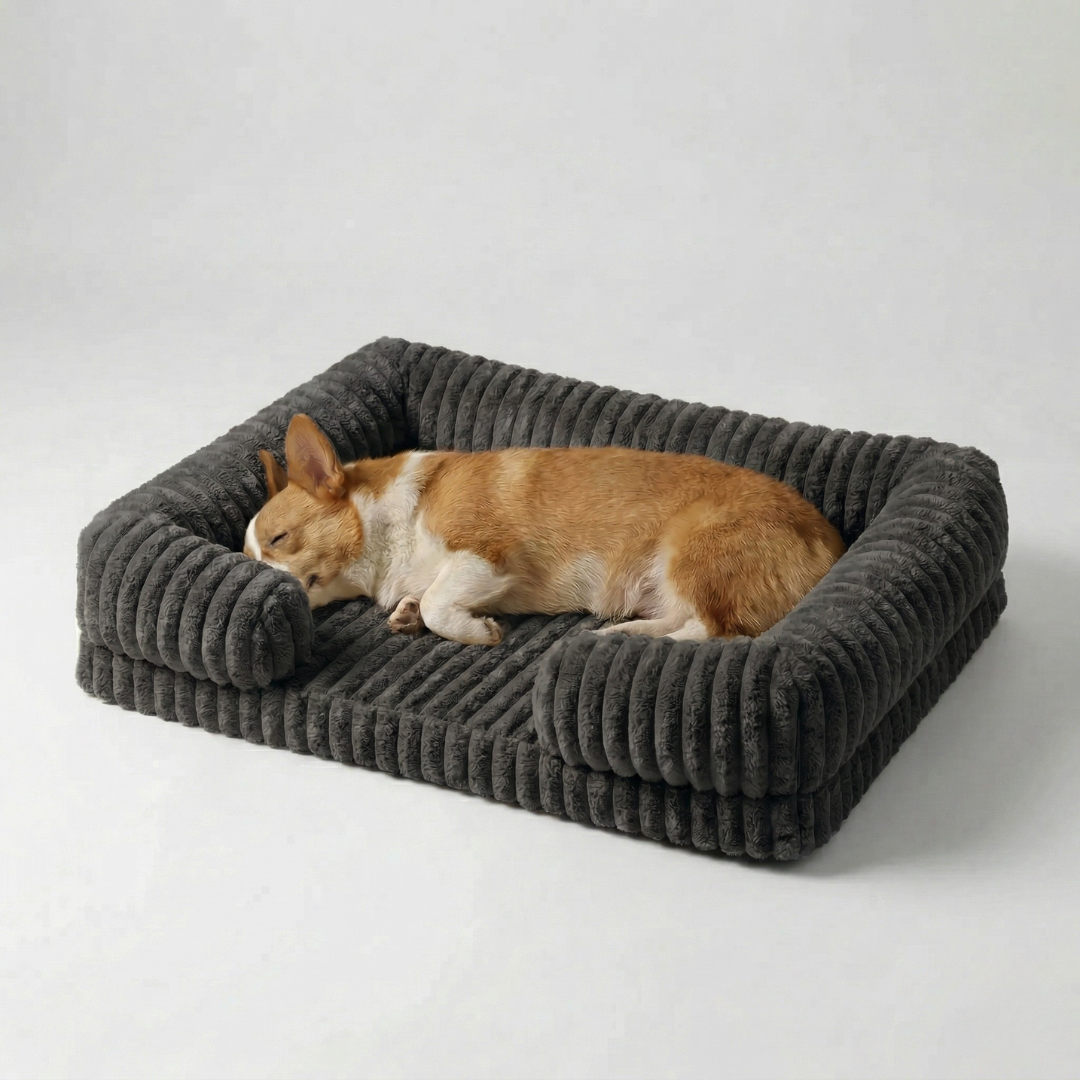 Camp Basel | Slumbrex Orthopädisches Hundebett im Sofa-Stil