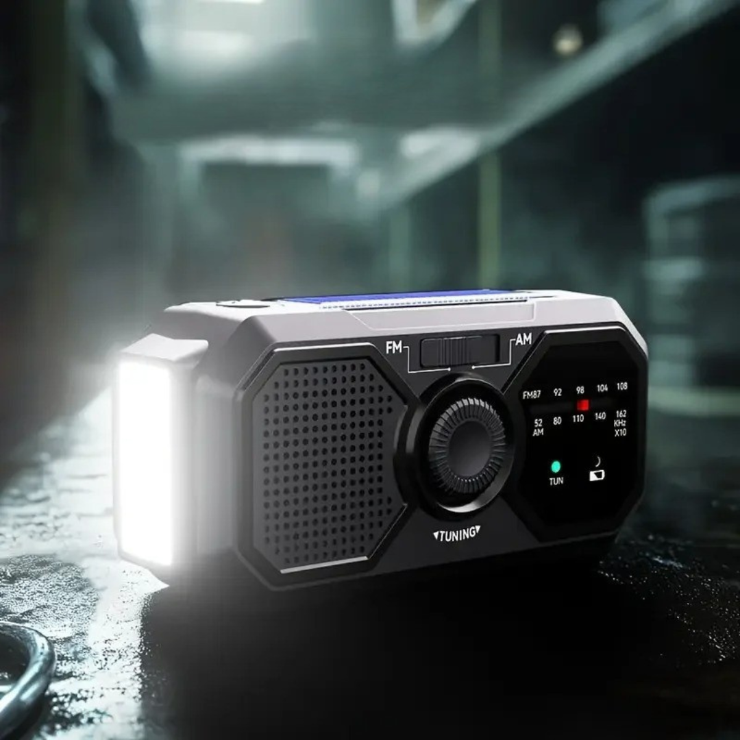 Camp Basel | Auralight Tragbares Solarnotfallradio