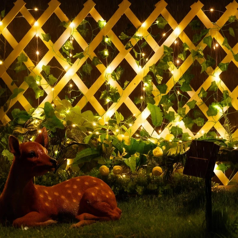Botanische Girlanden-Lichterkette