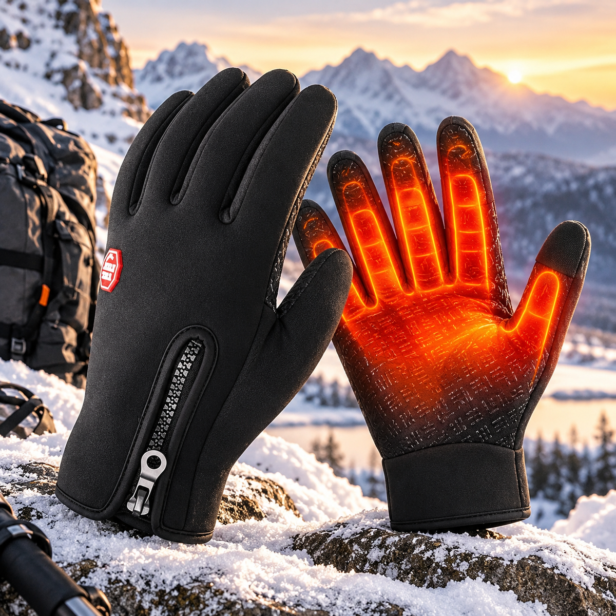 Beheizte Handschuhe Wasserdichte Winterhandschuhe