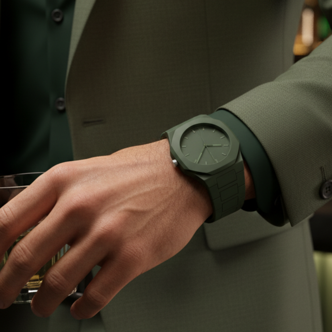 KRONOS Uhr – Polycarbonat-Edition Black