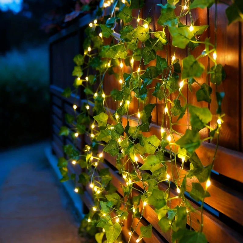 Botanische Girlanden-Lichterkette