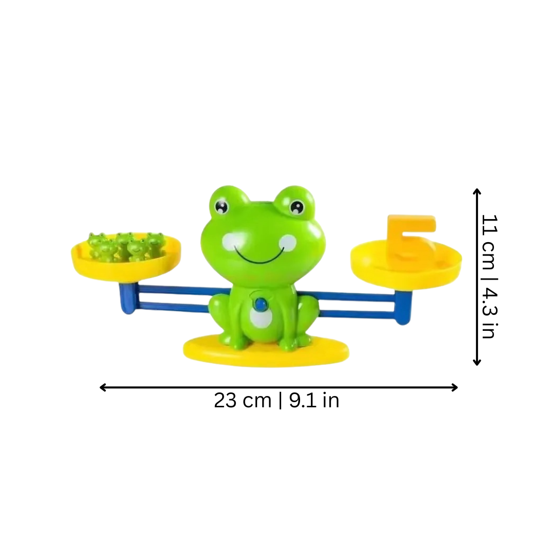 Frosch-Waage Mathe-Spiel für Frühlerner