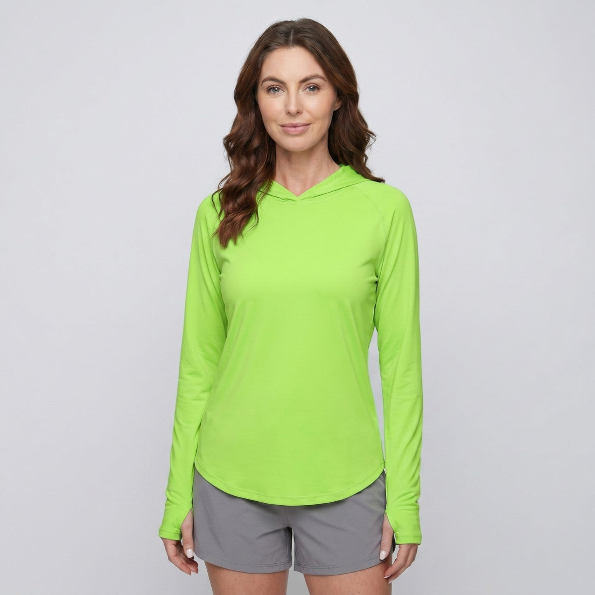 Damen-Sonnenschutz-Hoodie – UPF 50+ Leichtes Kapuzen-UV-Schutz-Oberteil