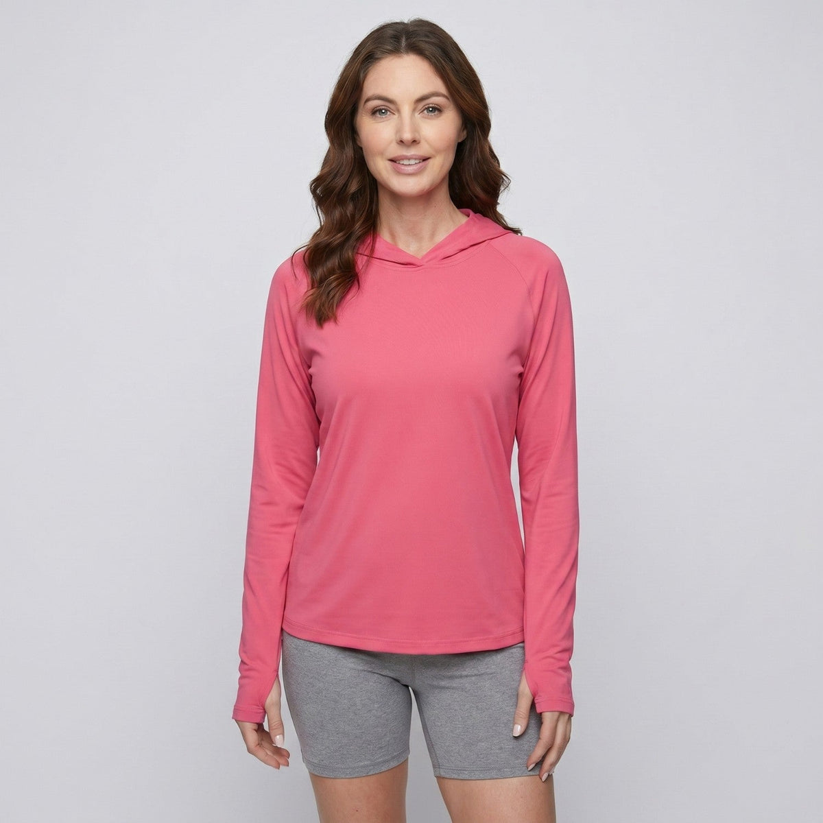 Damen-Sonnenschutz-Hoodie – UPF 50+ Leichtes Kapuzen-UV-Schutz-Oberteil