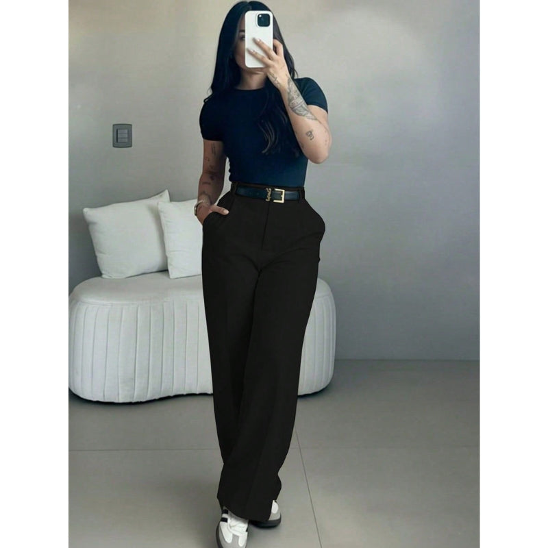 Astrid Hose mit hoher Taille