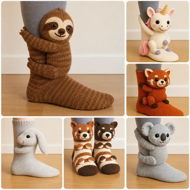 3D Tiersocken