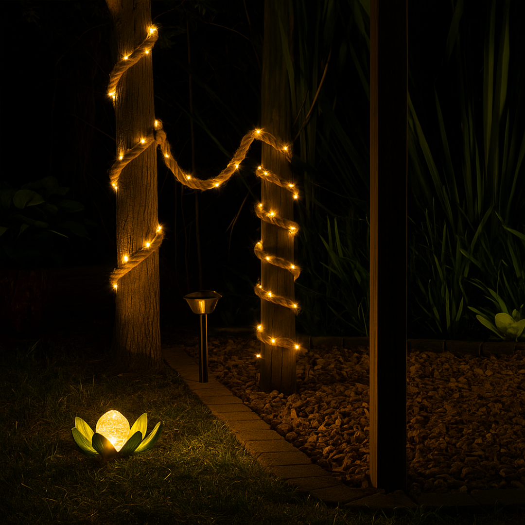 Camp Basel | EmberTwine Solarlichterkette