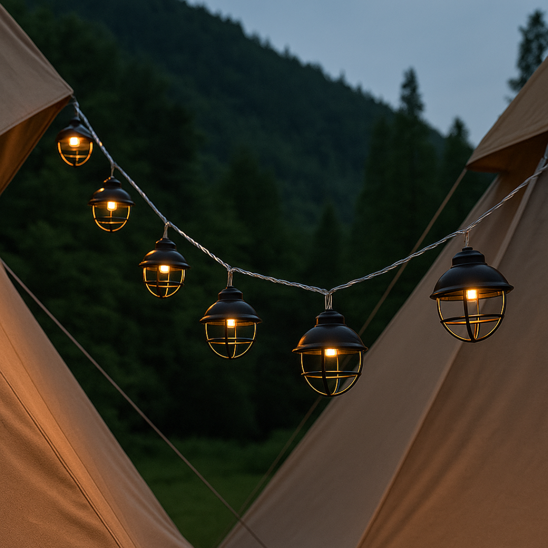 Camp Basel | CampLumen String Lights
