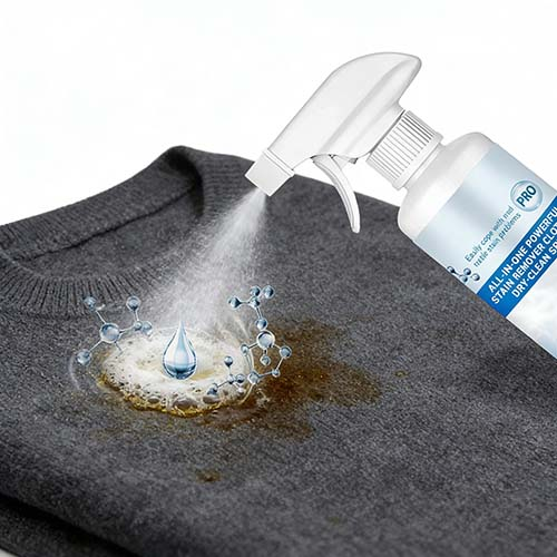 Nichtionisches Wäsche-Emulgier-Spray Fleckenvorbehandlungsspray für Kleidung Sanfter Fleckenentferner Wäschehilfe