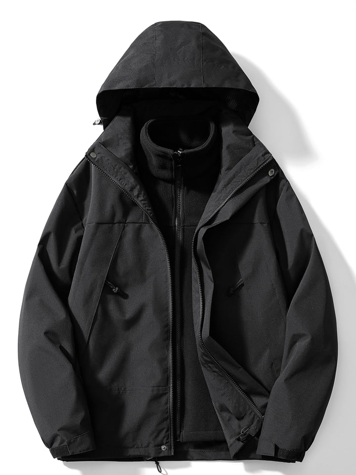 3-in-1 Outdoorjacke Damen Wasserdicht & Winddicht