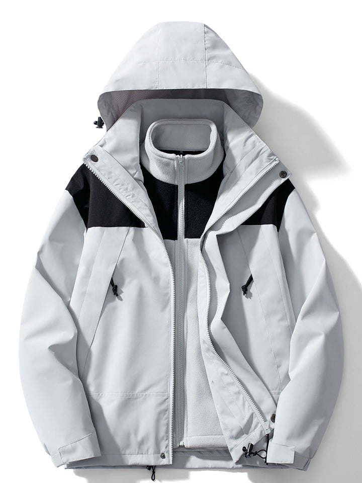 3-in-1 Outdoorjacke Damen Wasserdicht & Winddicht