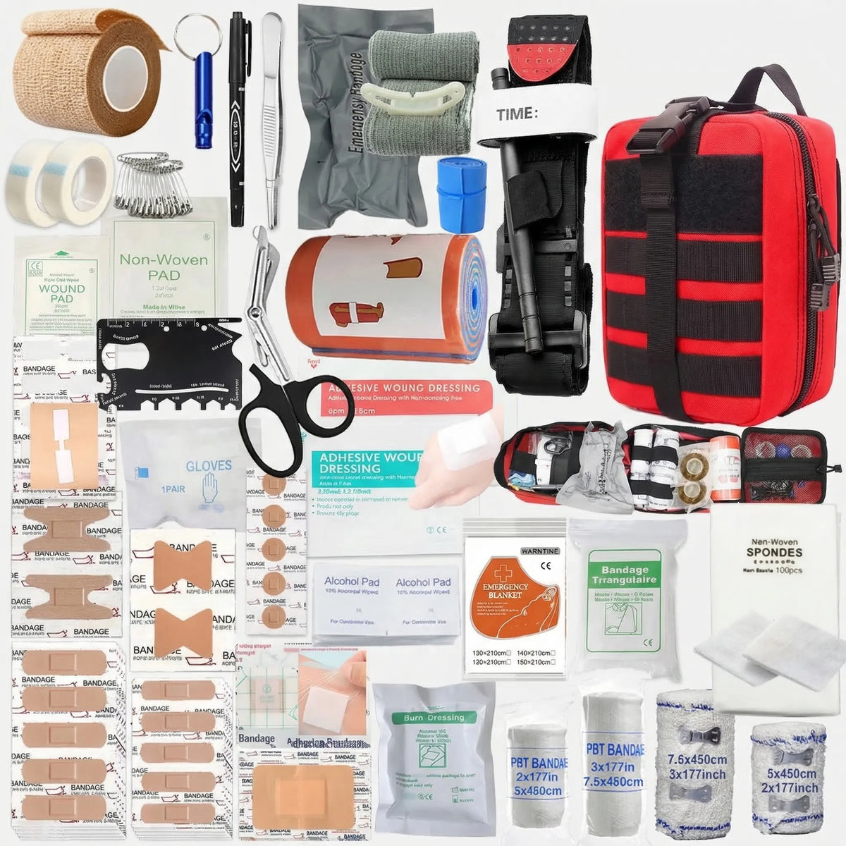 379-teilige tragbare Erste-Hilfe-Tasche