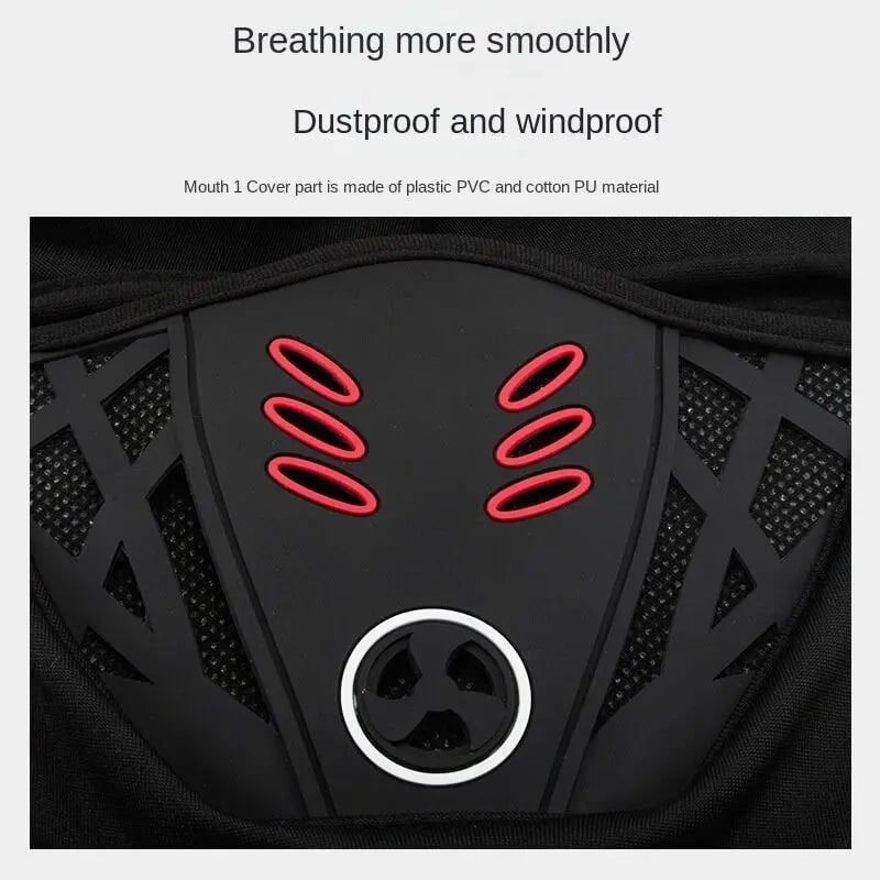Skimaske Winter winddicht und warm 3D-Design atmungsaktive Kopftuch-Maske