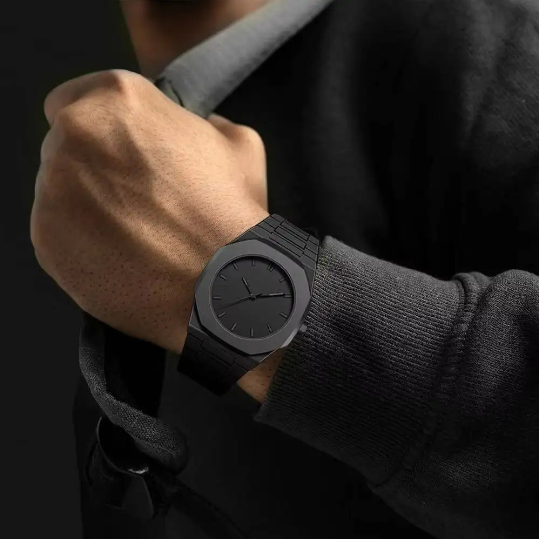 KRONOS Uhr – Polycarbonat-Edition Black