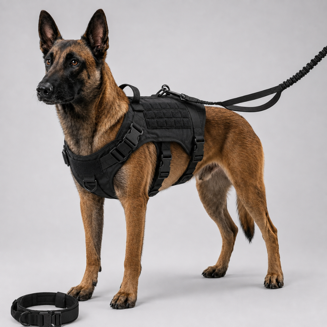 Camp Basel | Tacticanine Military-Style Tactical Dog Harness Set