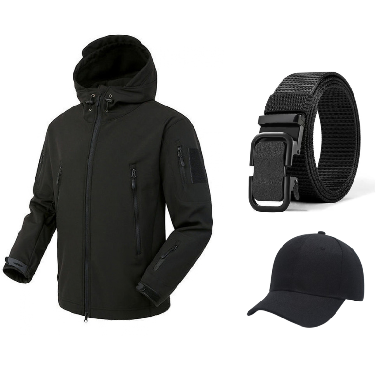 Herren Wasserdichte Isolierte Outdoor-Jacke für Wind und Regen