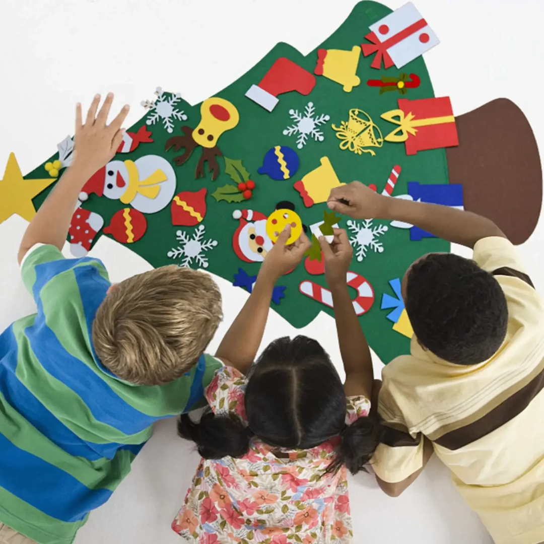 Camp Basel | Montessori 3D Filz Weihnachtsbaum