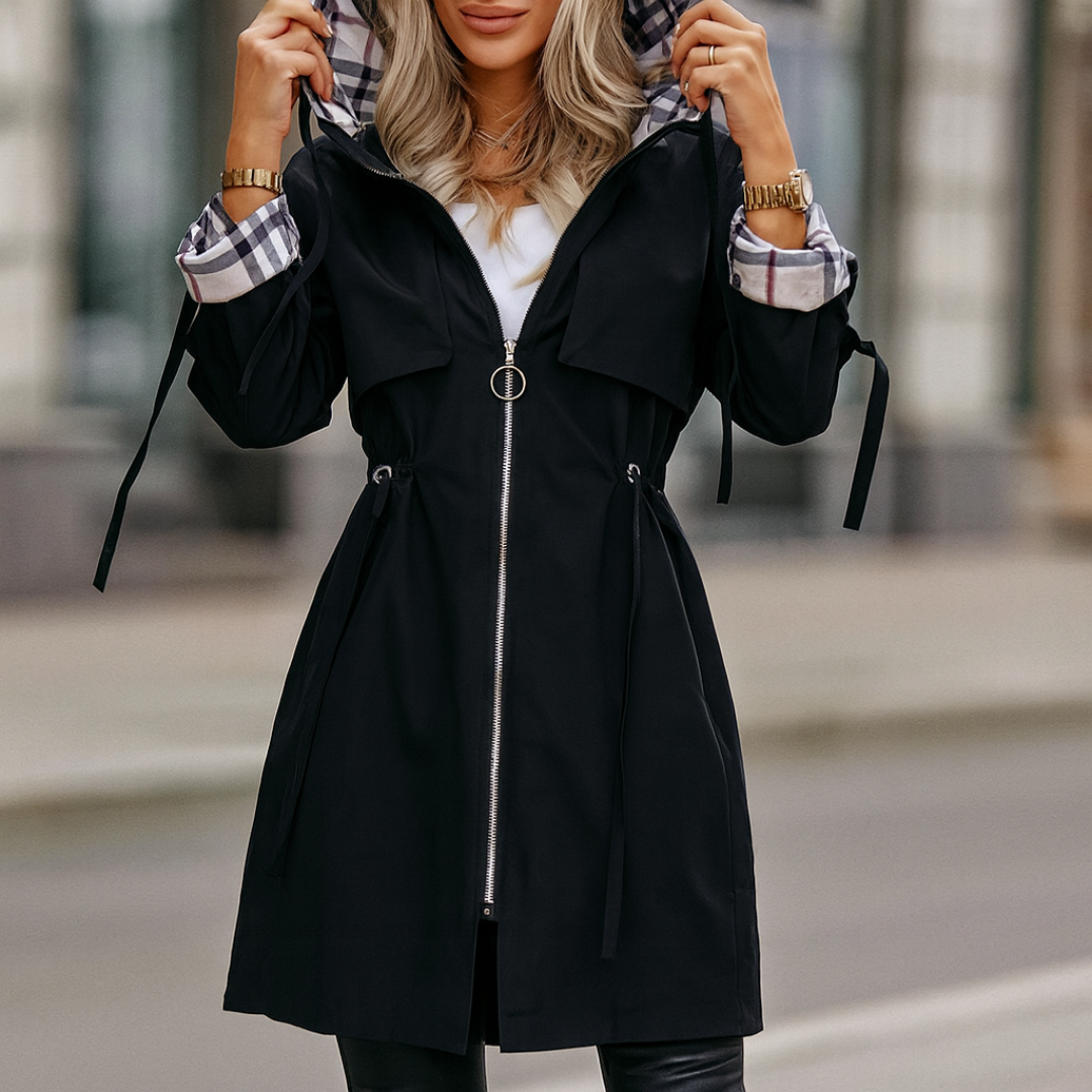 Camp Basel | Nordlyn Zip Coat Wasser- und winddichter Damenmantel mit Kapuze