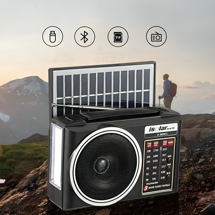 Camp Basel | Solaraudio Tragbares Solar-Notfallradio