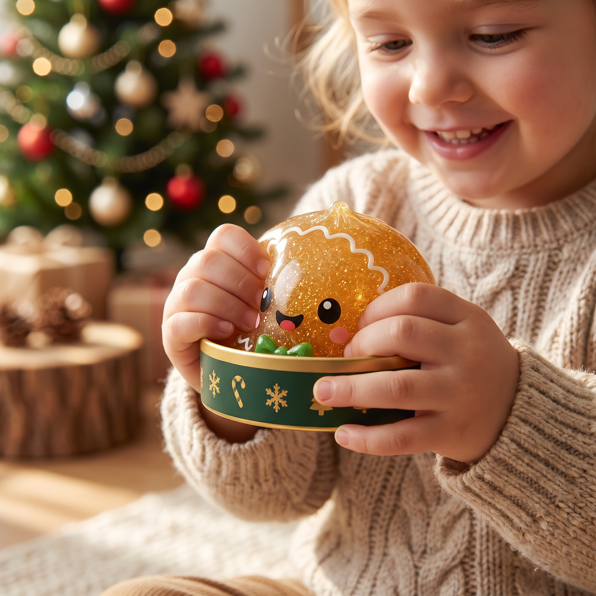 Weihnachts-Dumpling Squishy Anti-Stress-Spielzeug-Set