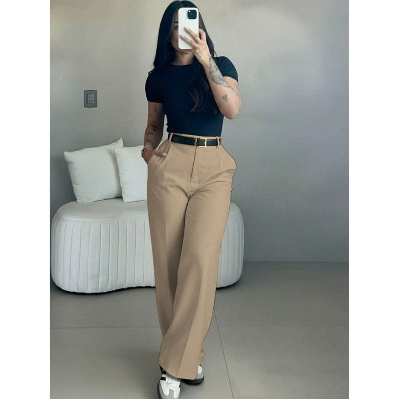 Astrid Hose mit hoher Taille