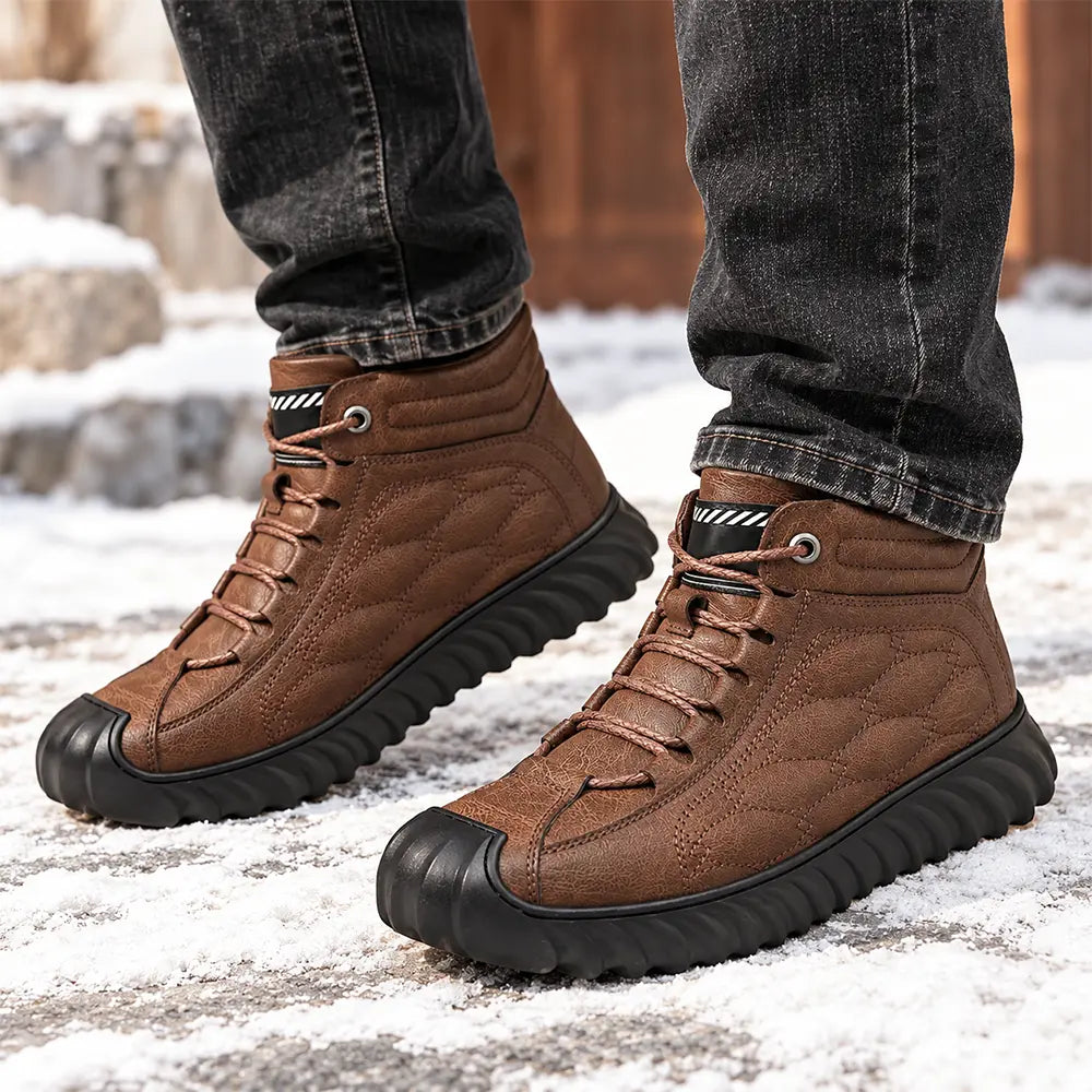 Schneestiefel für Herren mit Lederfutter
