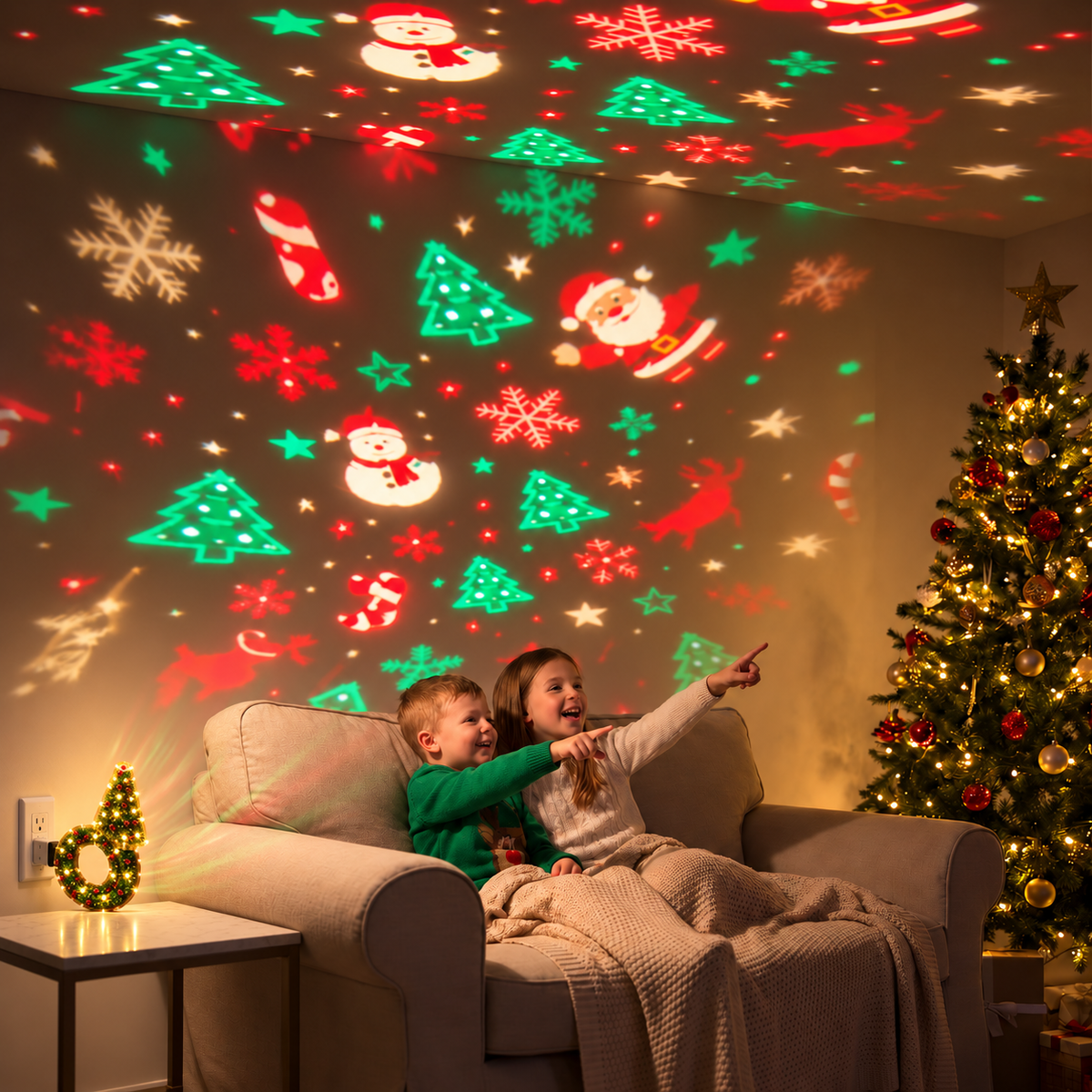 Weihnachtsbaum-Projektor-Lampe