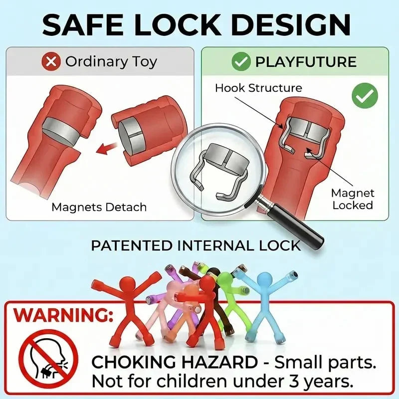 Magnetisches Bauset für Kinder (10er-Set)