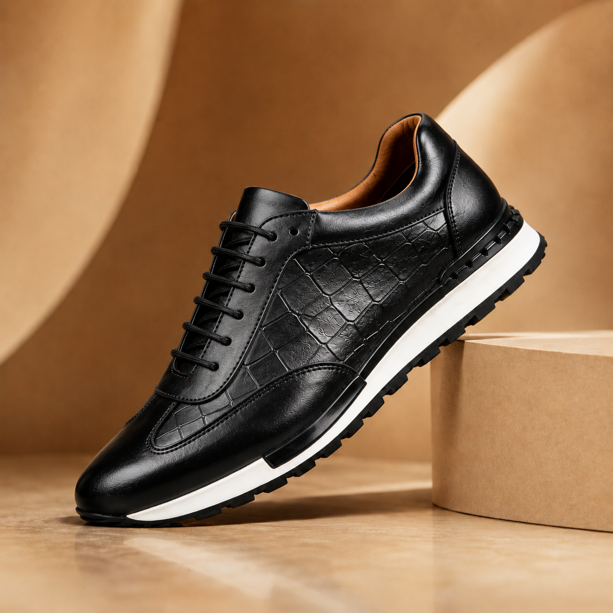 Moretti Leder-Sneakers