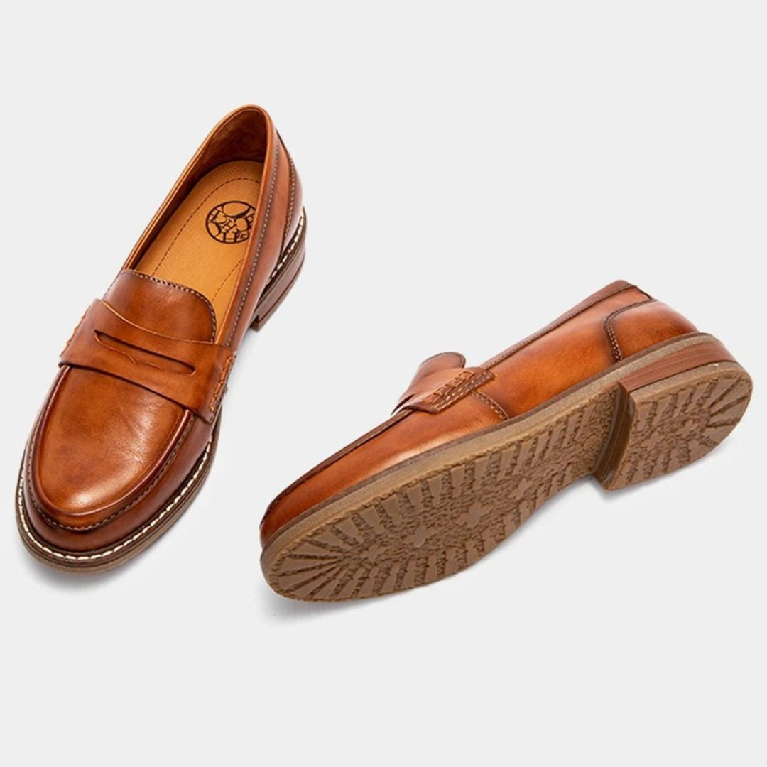 Valetta Orthopädische Leder Loafer