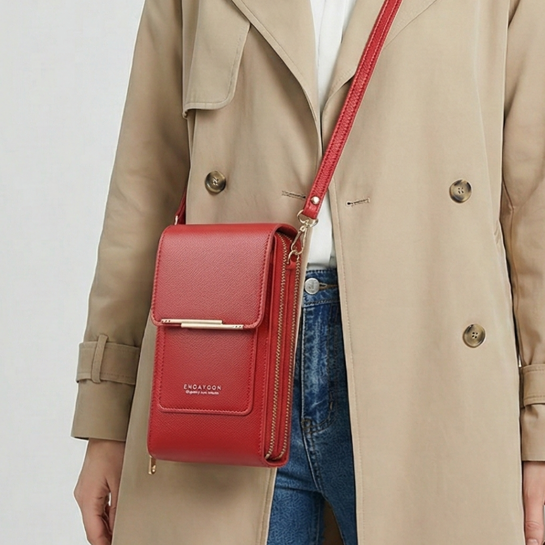 Camp Basel | Compact PU Schultertasche