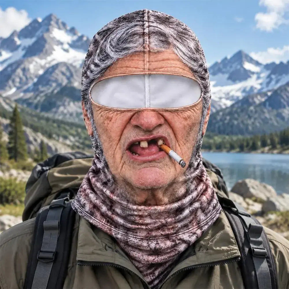 3D lustige und warme Gesichtsmaske für Winter-Outdoor-Sportarten