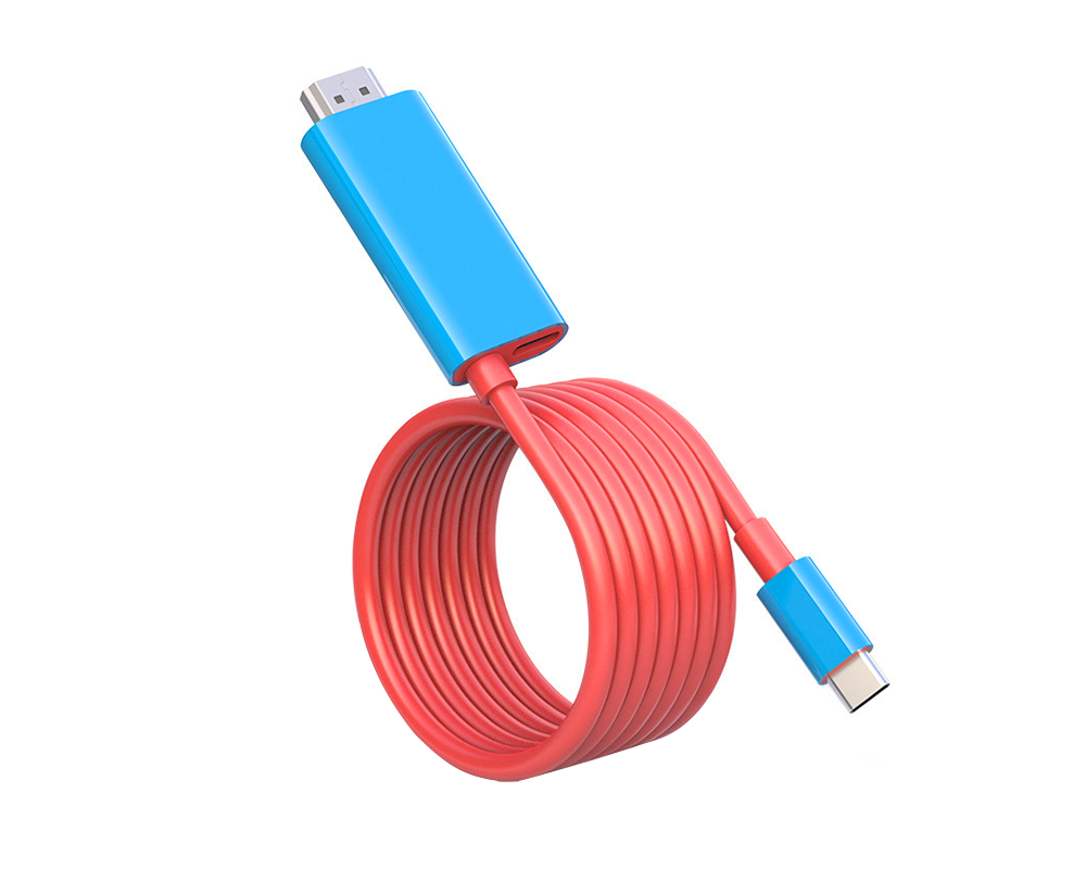 USB-C zu HDMI-Adapterkabel – Streamen, Spielen und Laden gleichzeitig – Für Switch, Handy und Tablet