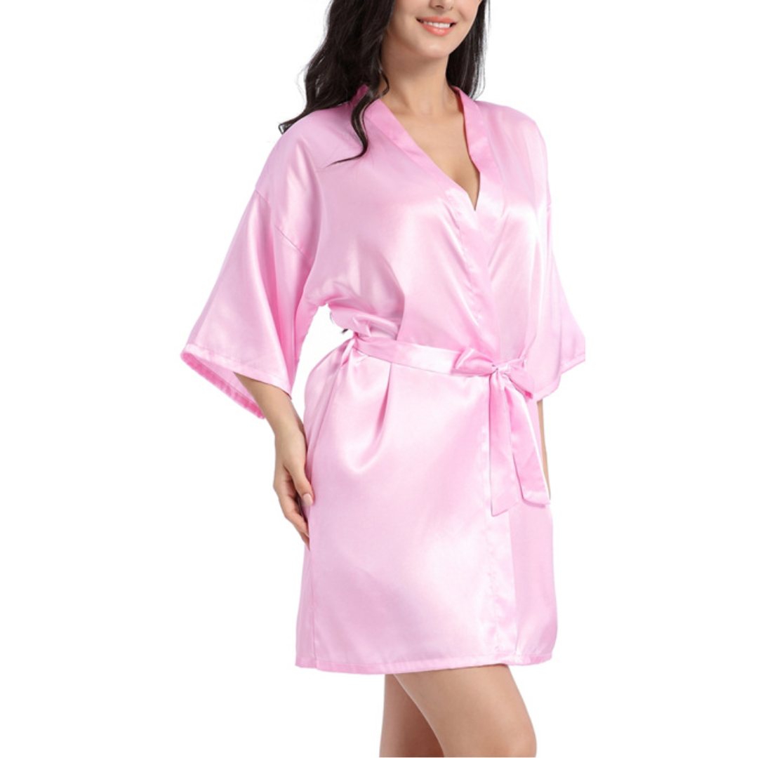 Camp Basel | Velisse Kurzer Kimono-Stil Bademantel