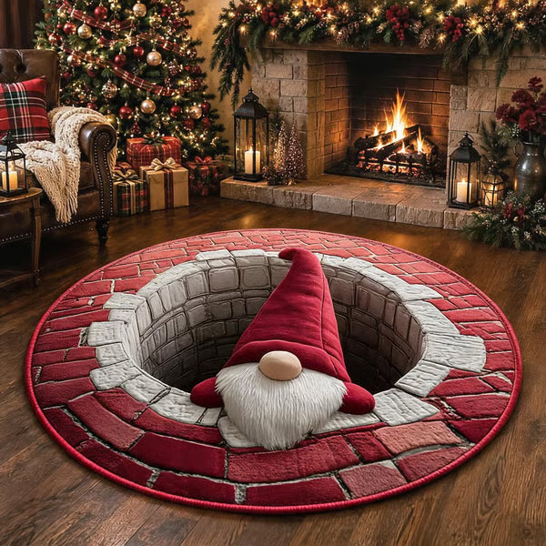 3D-Wirbelquilted Weihnachtsteppich