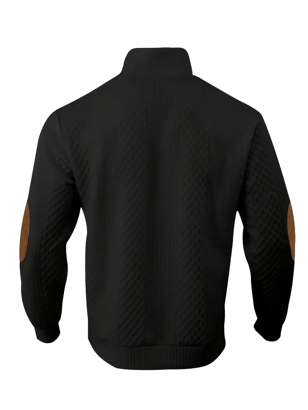 Pullover mit Stehkragen und Knopfleiste im Henley-Stil