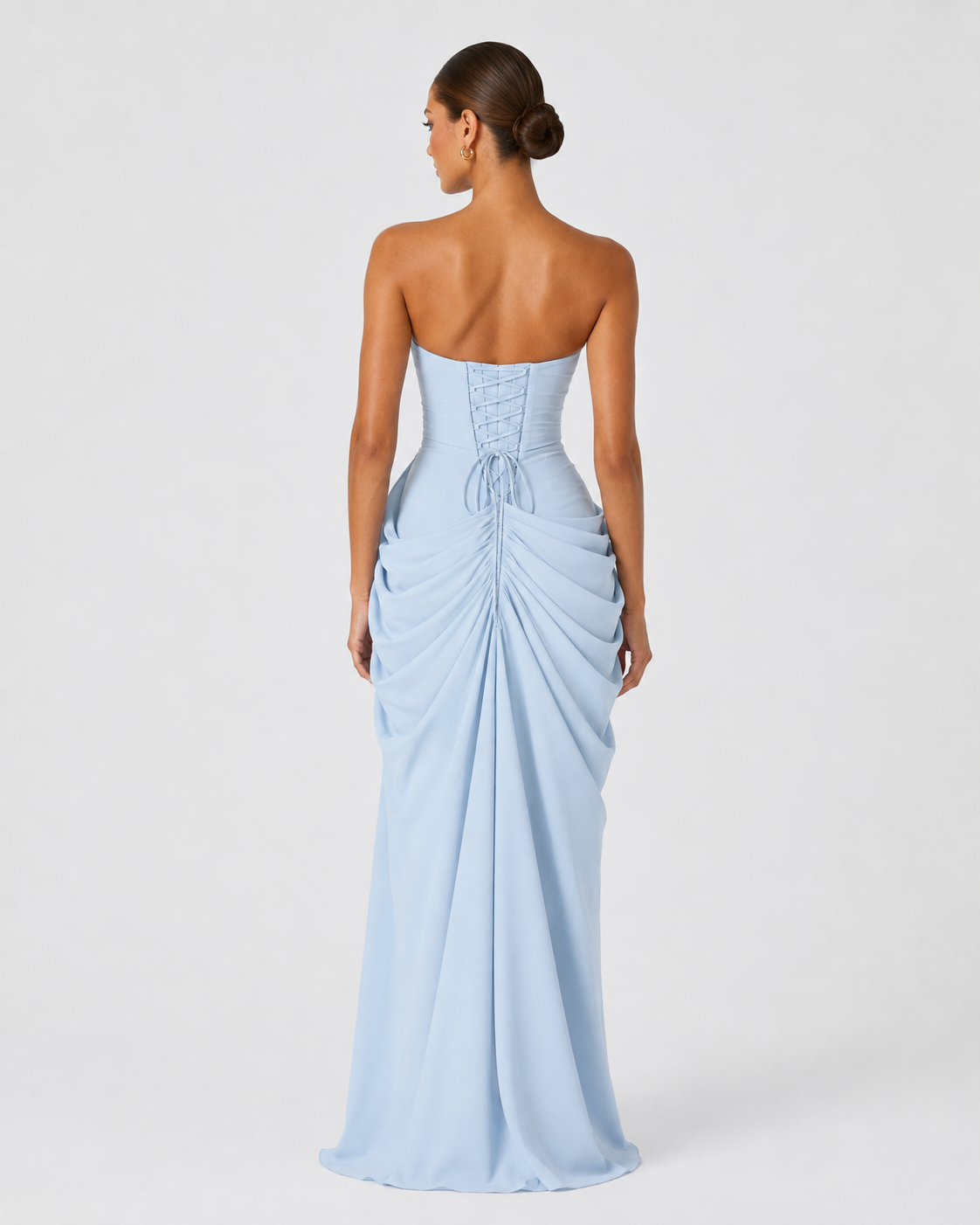 Drapiertes Abendkleid