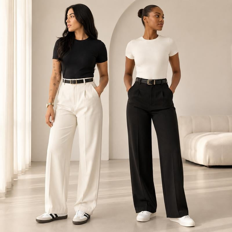 Astrid Hose mit hoher Taille