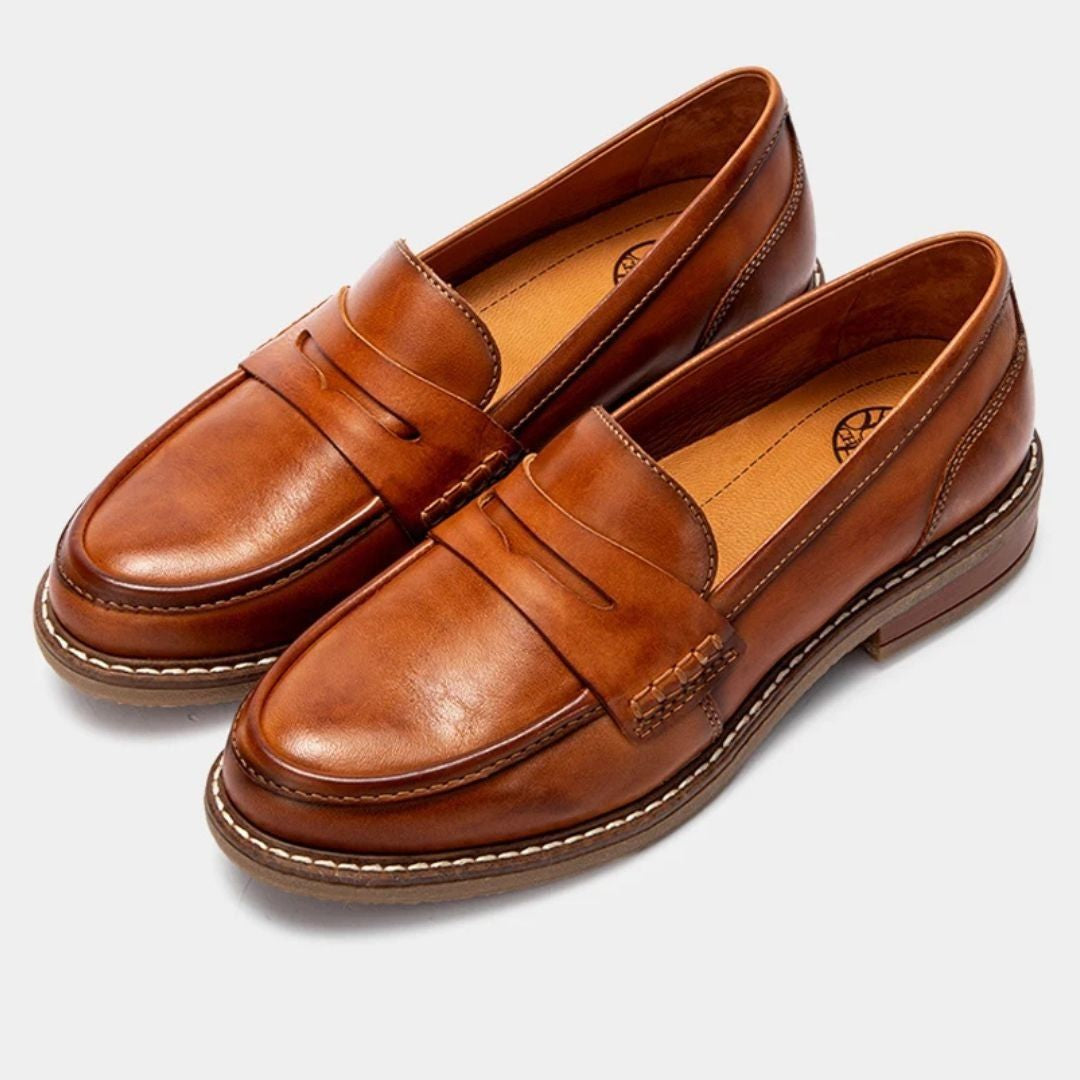 Valetta Orthopädische Leder Loafer