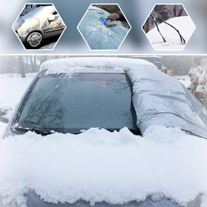 Windschutzscheiben Anti-Schnee- und Anti-Frost-Abdeckung mit Spiegelschutz
