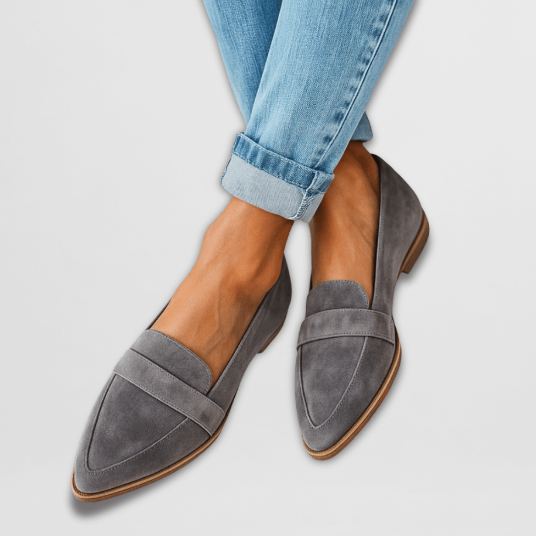 Teodora Weiche Wildleder-Loafer
